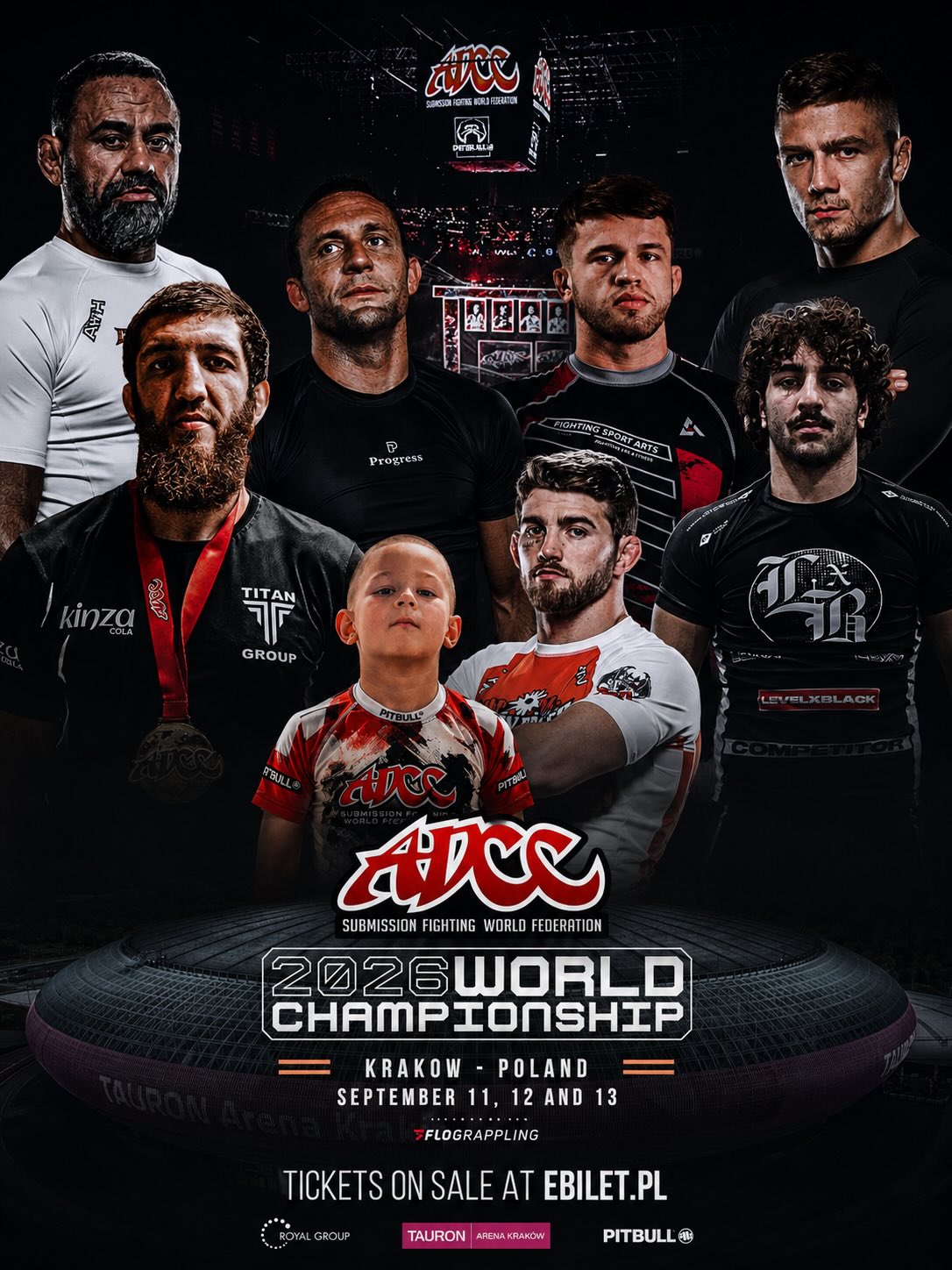 ADCC 2026 World Championship poster featuring Izzy Cheli'oss